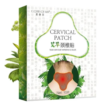 

10pcs/Box Wormwood pain relief patch for cervical vertebra syndrome dizziness brain swelling cervical rigidity vertebra