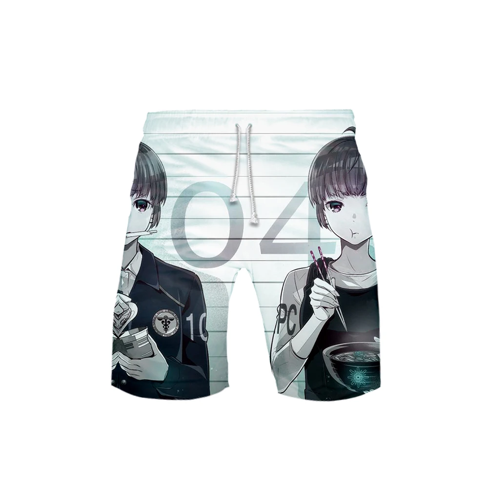 Мужские 3D Psycho-Pass шорты 3D бордшорты летние новые быстросохнущие мужские хип хоп Psycho-Pass Короткие штаны пляжная одежда уличная