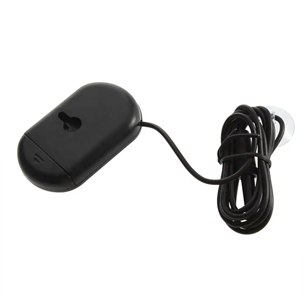 Мини Черный аквариумный Аквариум воды ПОГРУЖНОЙ водонепроницаемый цифровой ЖК-термометр маленький сенсор проводной