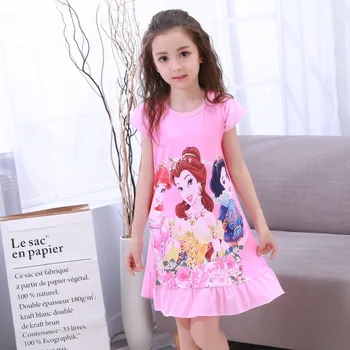 

Girls Summer Dress Kids Clothes 2019 Brand Casual Baby Girl Dress Cute Dot Chiffon Fashion Princess Dress Children Clothing