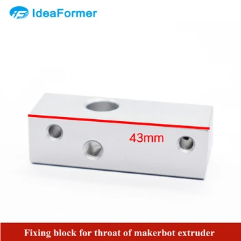 

3D Printer Makerbot 10 MK2 Aluminum Heat block single head extruder throat fixing block for Makerbot 2 Parts