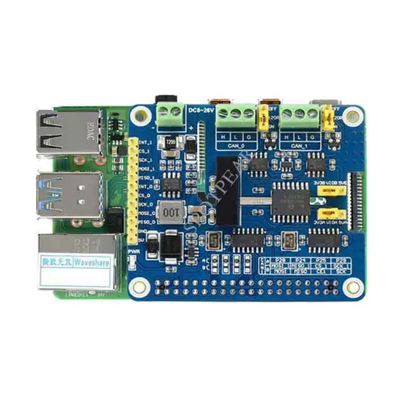 Raspberry pi 2-channel Isolado Pode fd Expansão Chapéu Multi Proteções para Raspberry pi - Imagem 5