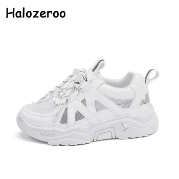

Autumn Kids Sport Sneakers Baby Boys Mesh Brand Shoes Girls White Casual Sneakers Children Soft Chunky Sneakers Trainers 2020