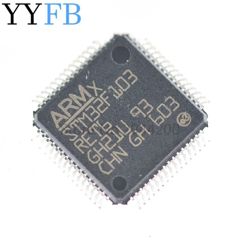 

Чип STM32F103RET6 32-битные микроконтроллеры CORTEXM3 512 k flash LQFP - 64
