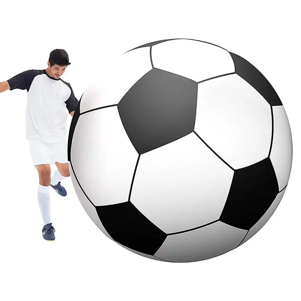 

Giant Inflatable Soccerball Extra Large Inflatable Beach Ball Swimming Pool Toy Jumbo Beach Ball Toy Football Supplies
