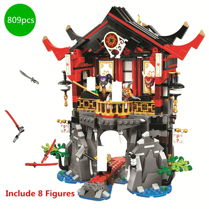 

New 2020 Ninja Temple of Resurrection Building Blocks sets Bricks Ninjagoed Classic Movie Model kit Kids Toys Boys Birthday gift