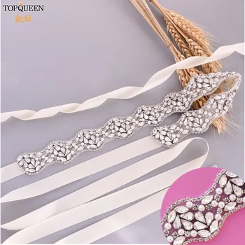 

TOPQUEEN Bridal Rhinestone Wedding Belt Bridesmaid Belt for Dress Girdles for Women Girdles for Dresses Ladies Chain Belt S454