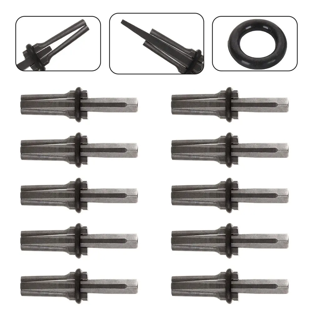 Hot 10 Set 5/8 Inch Stone Splitting Tools Separation Tool Wedges Stone