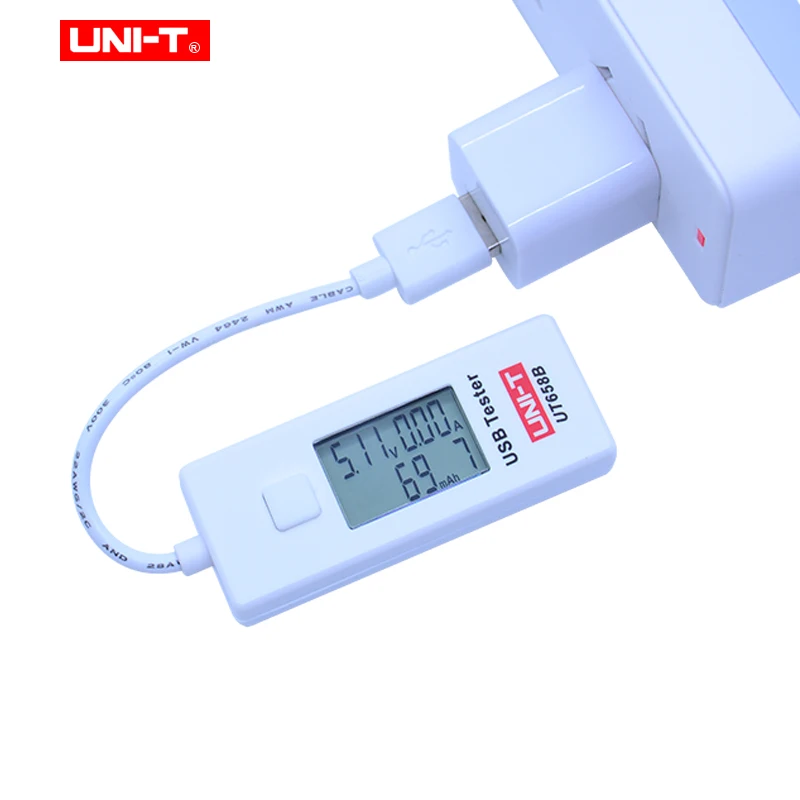 UNI-T UT658B USB тестер U диск доктор зарядные устройства Вольт Ампер метр напряжение и ток мониторы Макс 9 В с хранения данных
