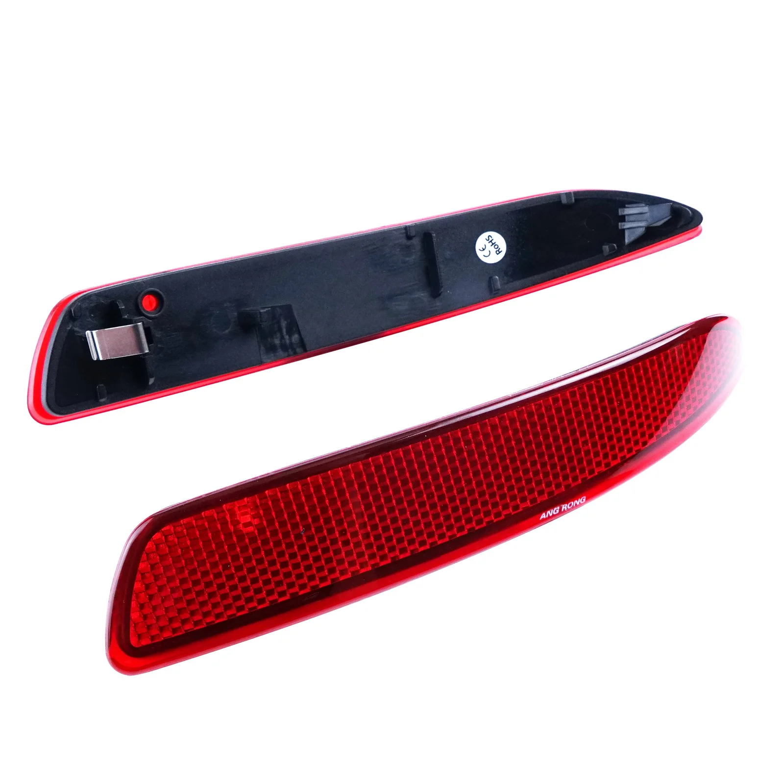 Cubierta Reflector Parachoques Trasero Derecho BMW X5 E70 Original - Pieza OEM 63217158950 Rojo
