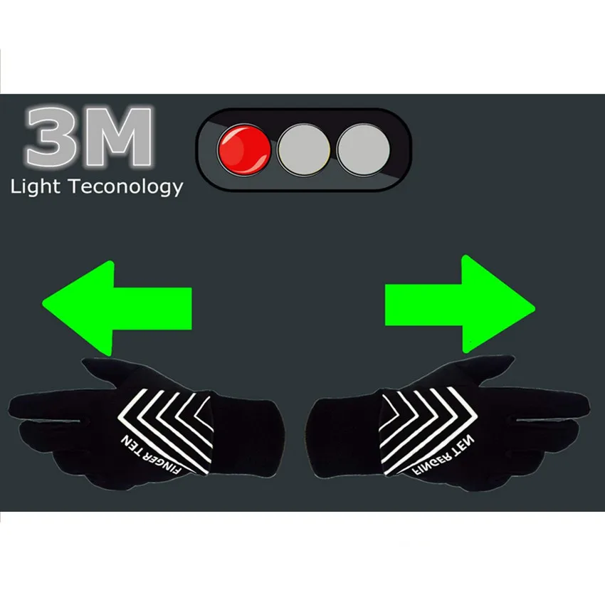 Зимние перчатки Для мужчин Сенсорный экран Беговая спортивная Лыжная горный флисовая ветрозащитная Водонепроницаемый Термальность теплая ручка Футбол 3M пара перчаток