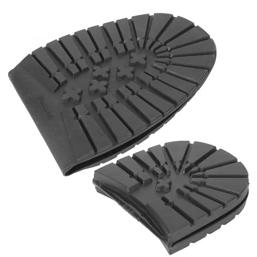 

1 Pair of Anti-Slip Shoe Soles Boots Shoes Anti-Slip Front Heel Soles Rubber Mute Soles Shoes Repair Accessories Tools