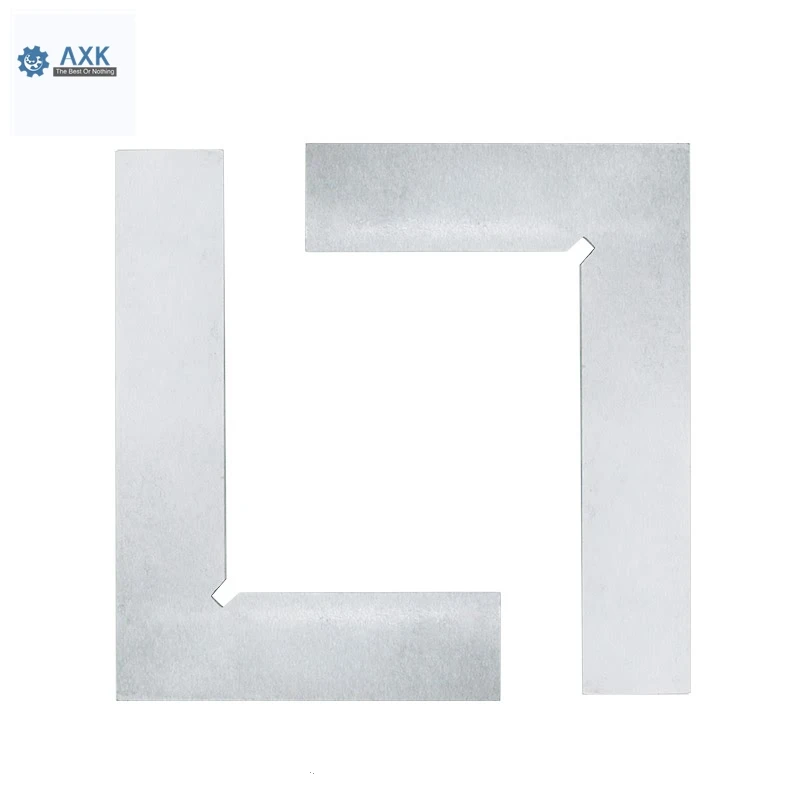 Ruler Flat Corners Protractor Silver 99x70mm Bladed 90 Degree Angle Try Square Tone Ypay 90 Degree Knife Edge Square 100X70mm
