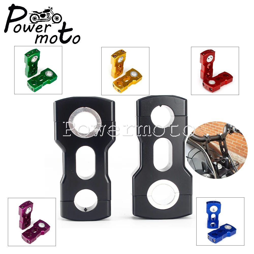 

3'' Off Road Motorcycle Handlebar Riser Bar Mount CNC Adjustable Heighten Handle Clamp For New Polaris RZR 800 850 Pro-RMK RMK