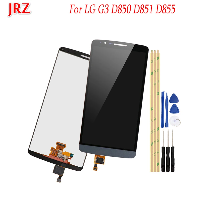 5 дюймов для LG G3 D850 D851 D855 ЖК дисплей и кодирующий преобразователь сенсорного