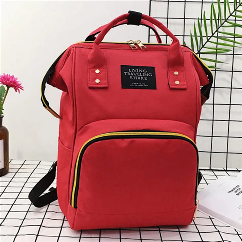 Large capacity Jagged bag Backpack bag Multi-function Travel Backpack Baby pregnant Mummy bag Student bag Fashion new backpack - Цвет: I