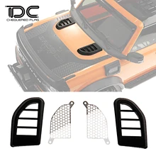 

TRAXXAS TRX4 Bronco 2021 Engine Air Intake Grill 3D 1/10 RC Crawler Car Body Shell Accessories Nylon Metal Upgrade Parts