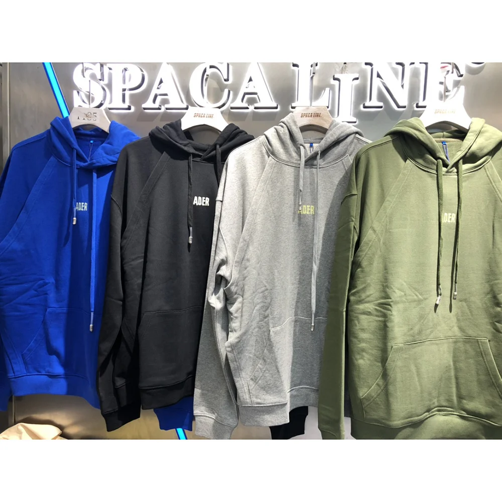 Качественные новые толстовки с надписью ADER ERROR Maison Kitsune для мужчин и женщин худи