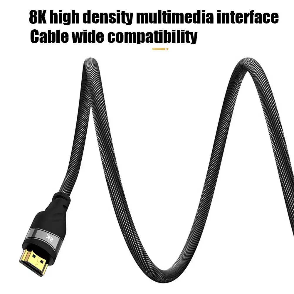 Высокая Скорость 8K HDMI 2 1 кабель Медь 30AWG 4K @ 120 Гц 60 UHD HDR 48 Гбит/с конвертер