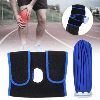 

Ice Pack Bandage Set Hot Cold Therapy Knee Elbow Wrist Ankle Pain Relief Anti-Swelling Ice Bag Fixing Strap Reusable Foot Care