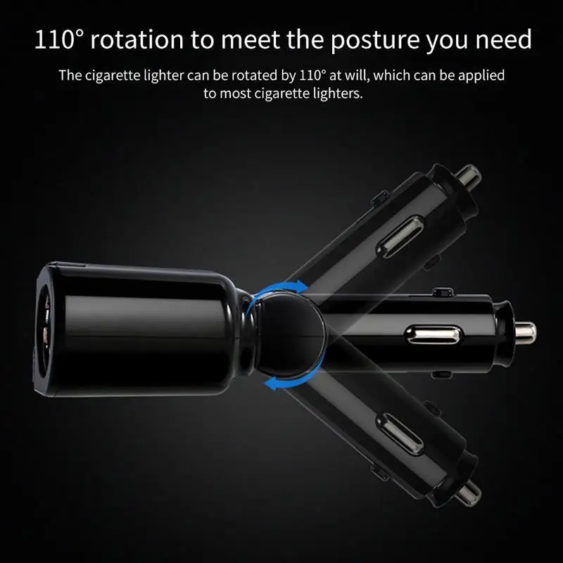 AOZBZ автомобильный прикуриватель 5 в 3.1A двойной USB разъем адаптер Напряжение монитор для телефона MP3 DVR Авто сплиттер штекер конвертер