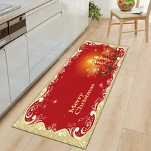 Ковер с рождественским рисунком, прямоугольный ковер для кухни, гостиной, Декоративный Напольный коврик, товары для праздничного декора