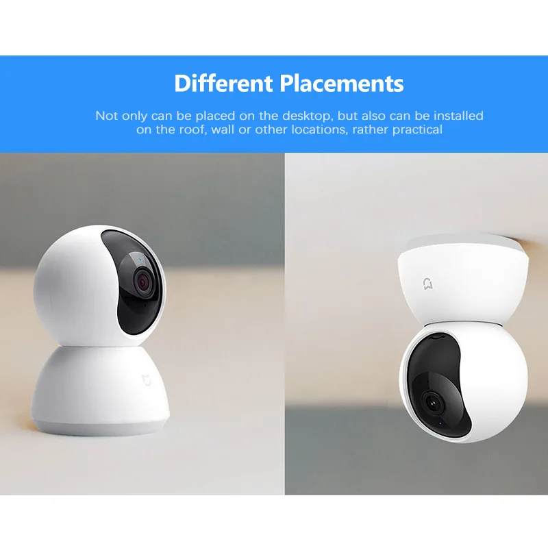 Xiaomi Mijia 1080P 360 градусов домашний панорамный WiFi IP Cam ночное видение смарт-камера Веб-камера видеокамера AI улучшенное движение