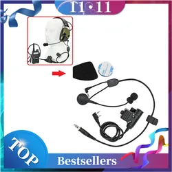 Kit de connecteur de casque électronique, casque tactique, hogwart Leight, MSA SORDIN IPSC, ZOHAN EM054, ligne Y, pour établir la Communication 