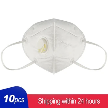

kn95 Face Mask With Breathing Valve Filter Fold Mask Anti Dust Respirator Air Purifying Mask Mascarillas Masque