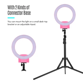 

LED Ring Light Dimmable Photo Led Selfie Ring Light with Portable Bag Tripod Phone Holder for Makeup Video Live Streaming