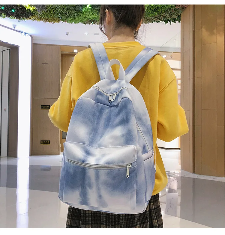 moda gradiente mochila para adolescente