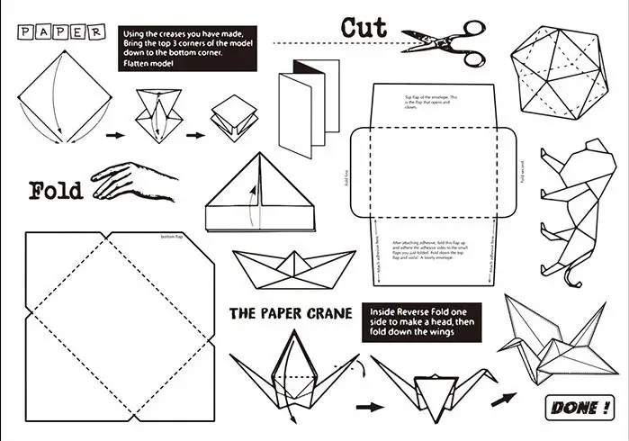 Оригами ясный штамп или штамп для DIY Скрапбукинг/изготовление карт/Дети забавное украшение поставки A147