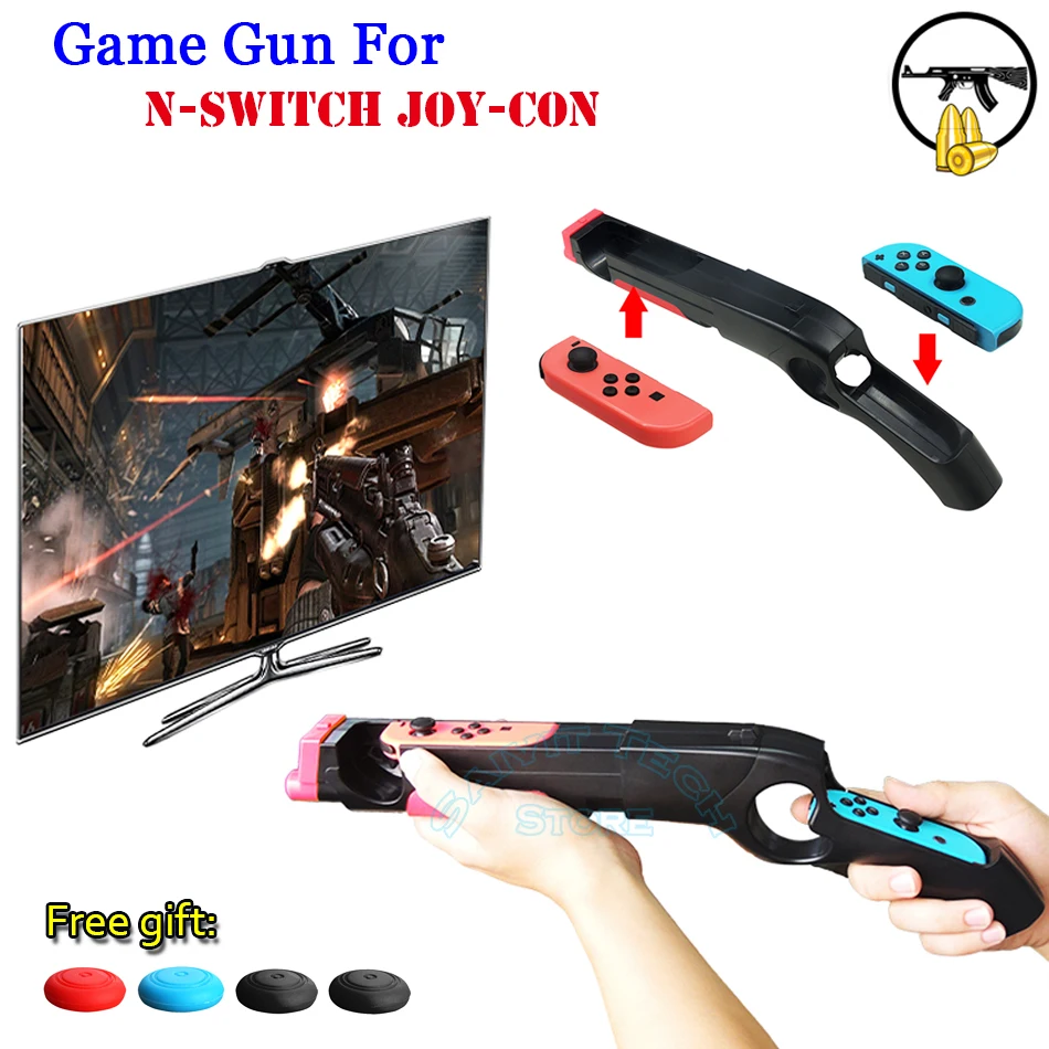 

For Nintend Switch Handgrip Sensor Game Shooting Gun NS Handle Grips Joystick Holder Stand for Nintendo Switch Joy-Con