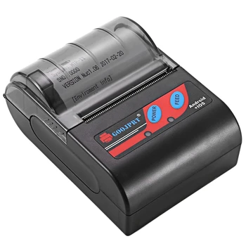 

HOT-GOOJPRT Mtp - Ii 58Mm Bluetooth Thermal Printer Portable Wireless Receipt Machine For Windows Android Ios Us Plug