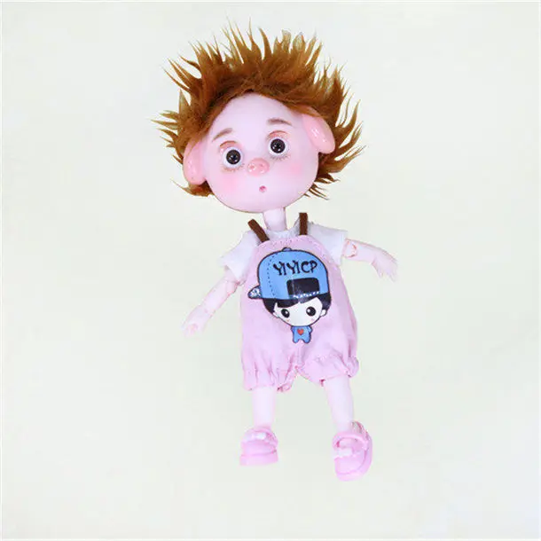 Dream Fairy 1/12 BJD кукла DODO Pigies игрушка кукла с волосами одежда обувь 14 см мини кукла шарнир тела ob11 милый детский подарок - Цвет: e