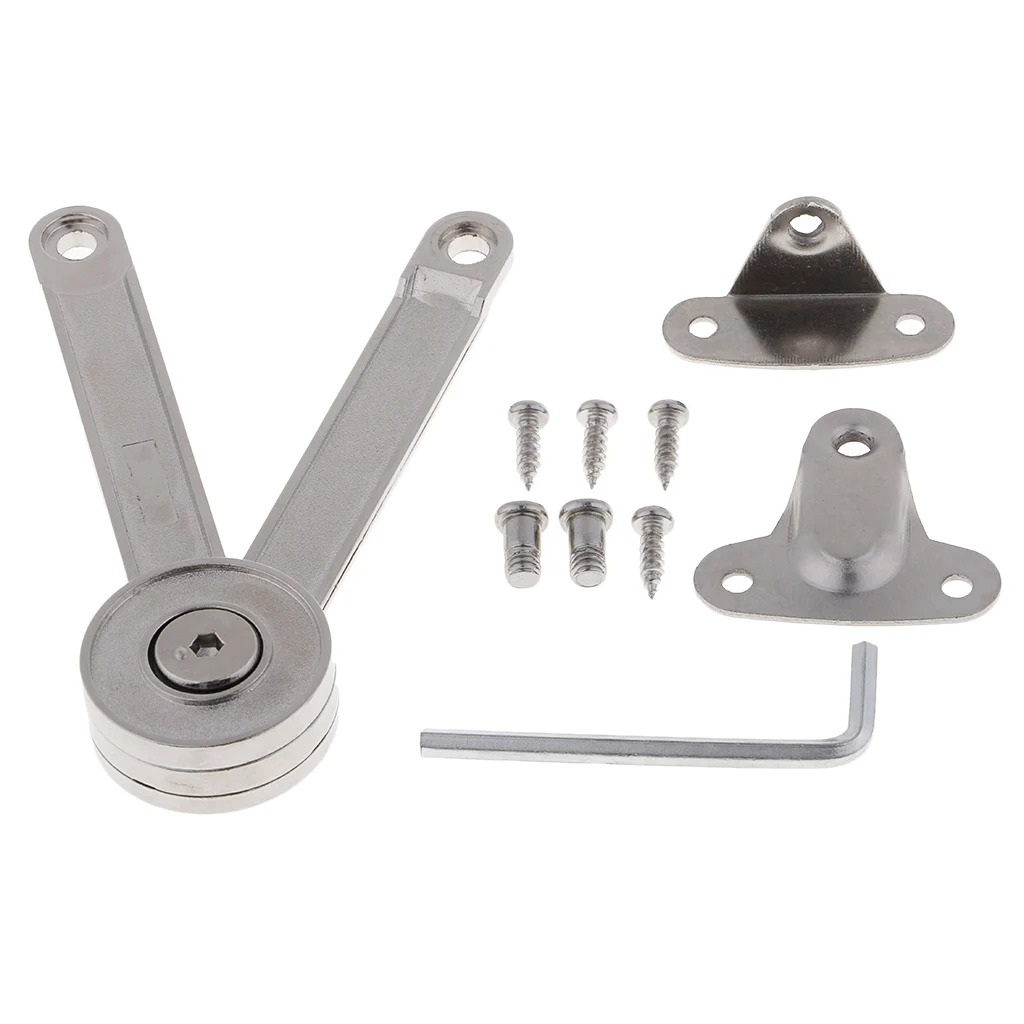 Lid Stay With Soft Close Hinge Perfect For All Cases Lid Lightweight Cabinets Mural Frame Toy Tool Box Finishing Box