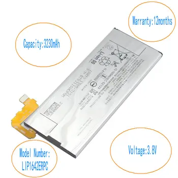 

iSkyamS 10pcs/lot 3230mAh LIP1642ERPC Replacement Battery For Sony Xperia XZ Premium G8142 XZP G8142 G8141 Battereies