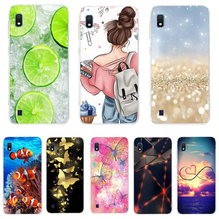 Custodia Per Samsung Galaxy A10 Custodia Per Telefono Custodia Morbida In Silicone Tpu Per Samsung A10 A10S Paraurti Fiore Carino