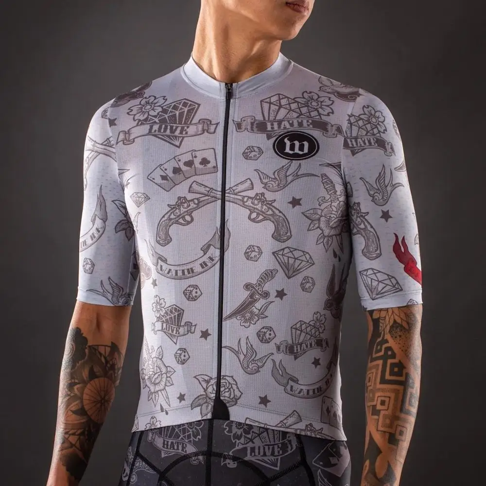 10 Wattie ink racing велосипедные рубашки мужская одежда летний велосипедный короткий нагрудник Майо Джерси mujer de moda ropa ciclismo feminina - Цвет: 10