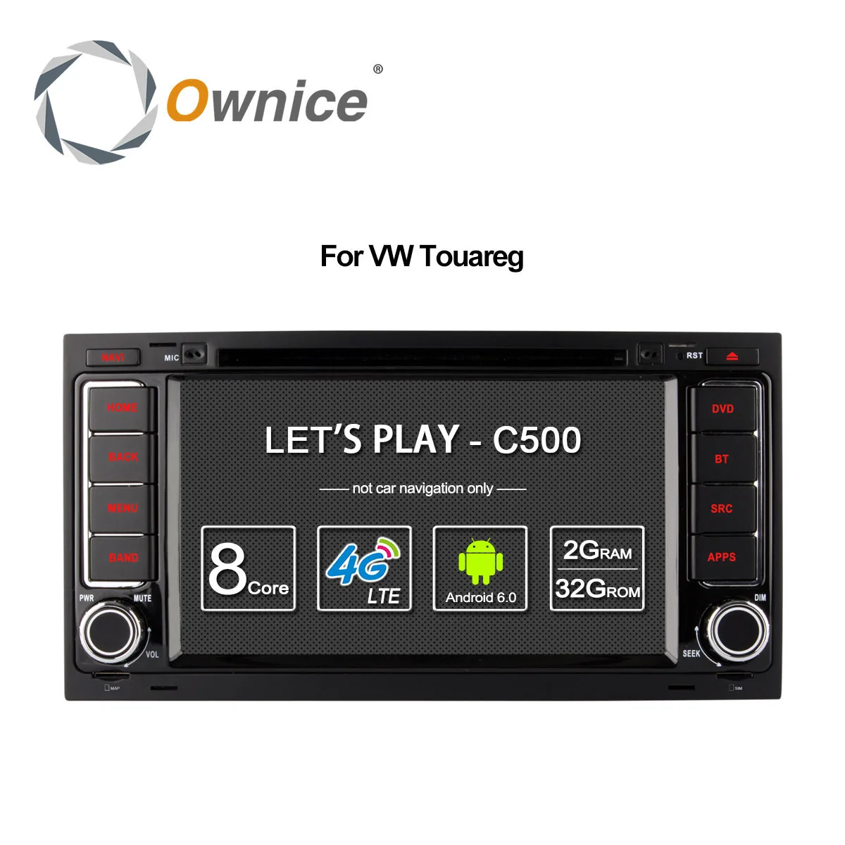 Ownice Android 9. 0 4G SIM LTE Восьмиядерный 2G RAM автомобильный DVD GPS Радио для Volkswagen Touareg T5
