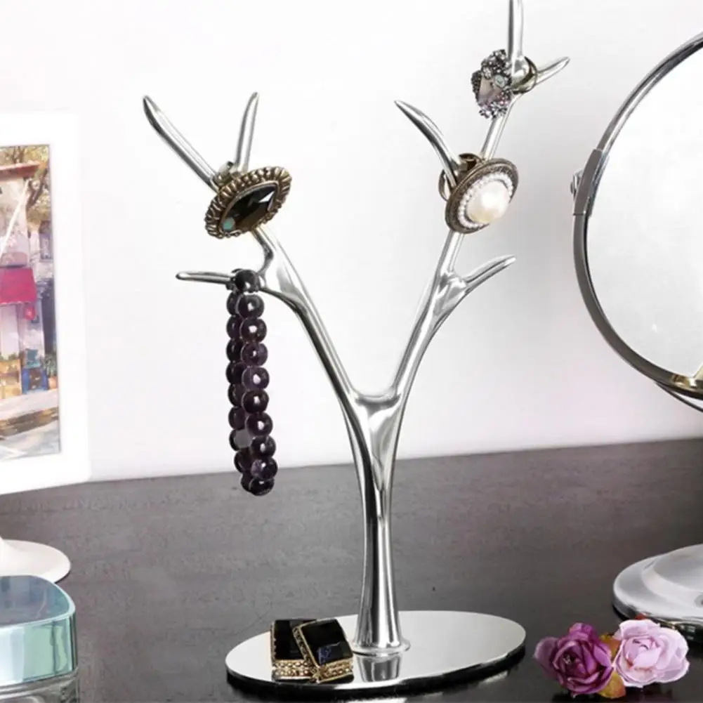 Creative Home Decoration Ornaments Storage Rack Nordic Style Jewelry Frame Antler Tree Ring Necklace Watch | Дом и сад