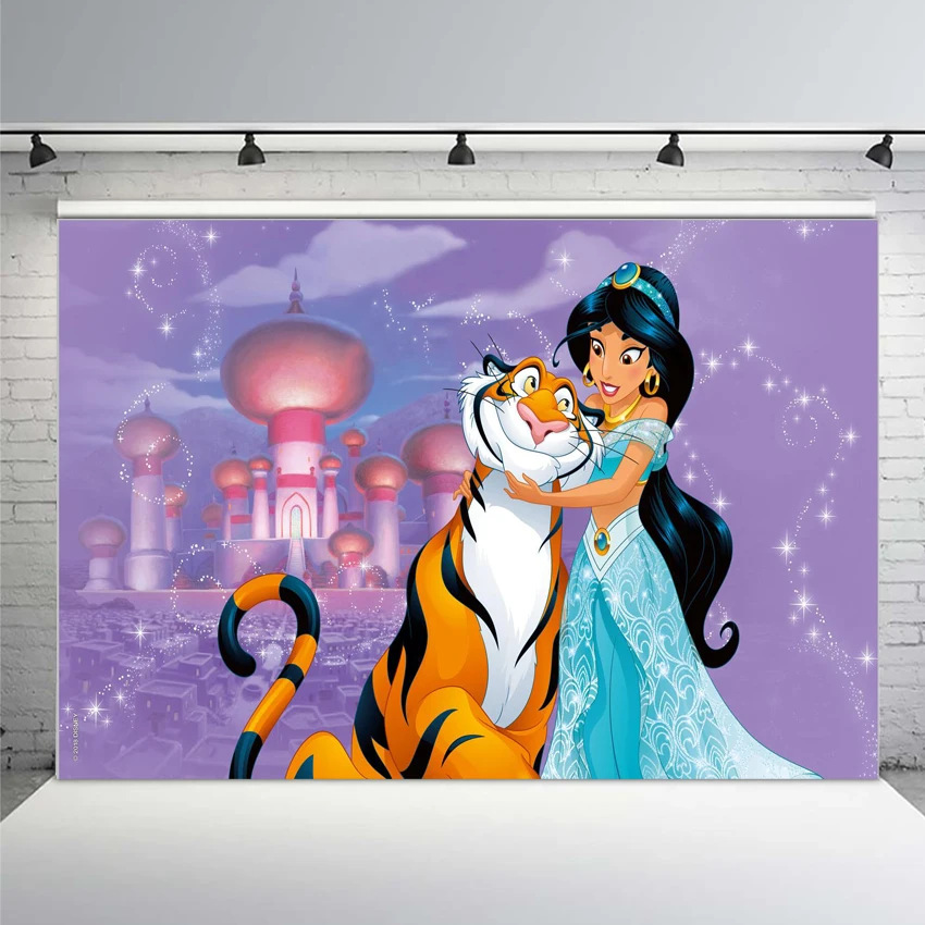 

Aladdin Palace Jasmine Princess Tiger Custom Photo Studio Backdrop Background Vinyl Background Photography Photo Background