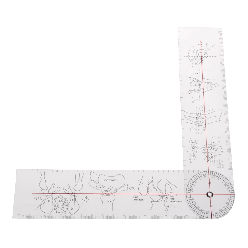 

Goniometer Angle Ruler Rule Joint Orthopedics Tool Instruments Plastic 19QB