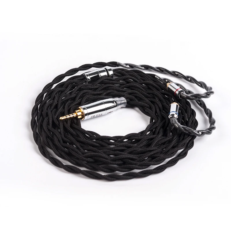 KBEAR монокристаллической Медь кабель 2,5/3,5/4,4 мм балансный кабель для ZS10 PRO ZST C12 C10 BLON BL-03 V90 BA5 - Цвет: MMCX2.5