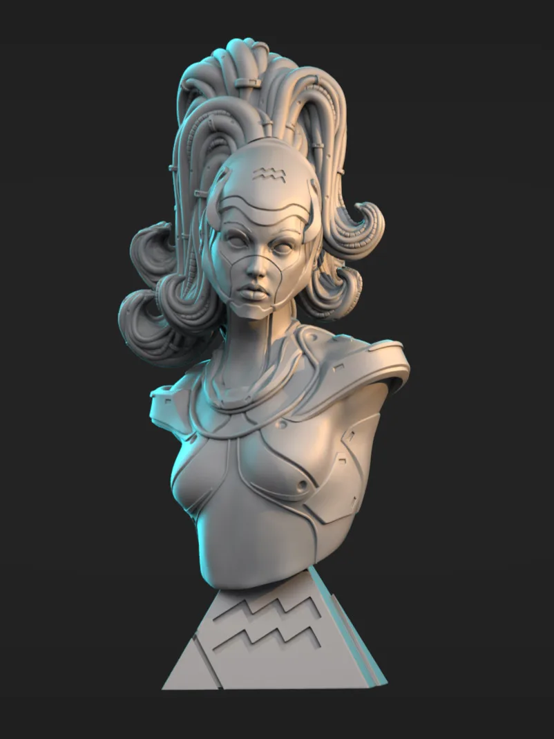 

1/10 BUST Resin Figure Model Kit Unassambled Unpainted BUST453