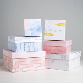

Set of gift boxes 6 in 1 Trend, 20 x 20 x 11 - 10 x 10 x 6 cm 4611615
