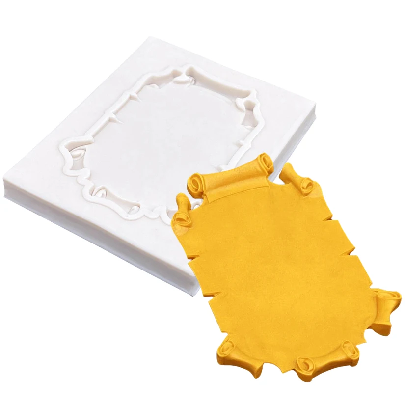 

Силиконовая форма в виде прокрутки, Цветочная фотоформа, инструменты для украшения тортов, аксессуары для выпечки