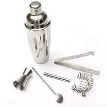 Горячая XD-5Pcs 750 мл из нержавеющей стали шейкер Jigger бар напиток миксер набор инструментов