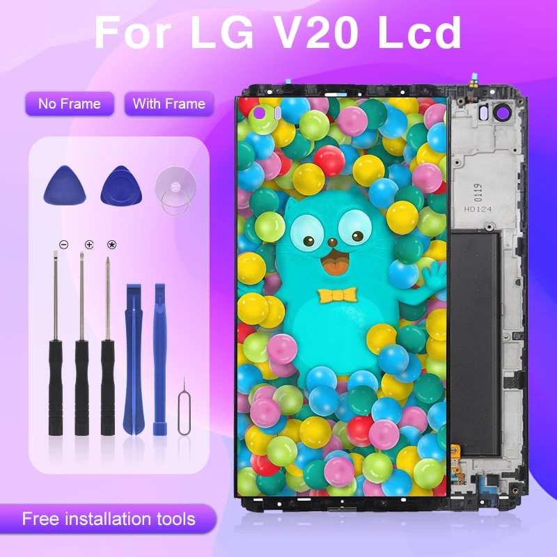 Catteny для LG V20 LCD H990N/DS/T H910 H918 US996 VS995 дисплей с сенсорным экраном дигитайзер сборка