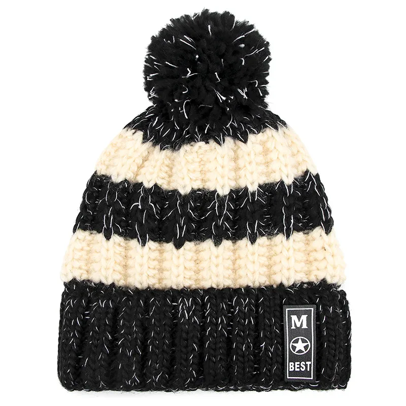 Фирма GREENYU, акрил, плюс бархат, Skullies In women's Beanines, зимняя шапка, смешанные цвета, вязаные шапки, шапка, зимняя женская шапка